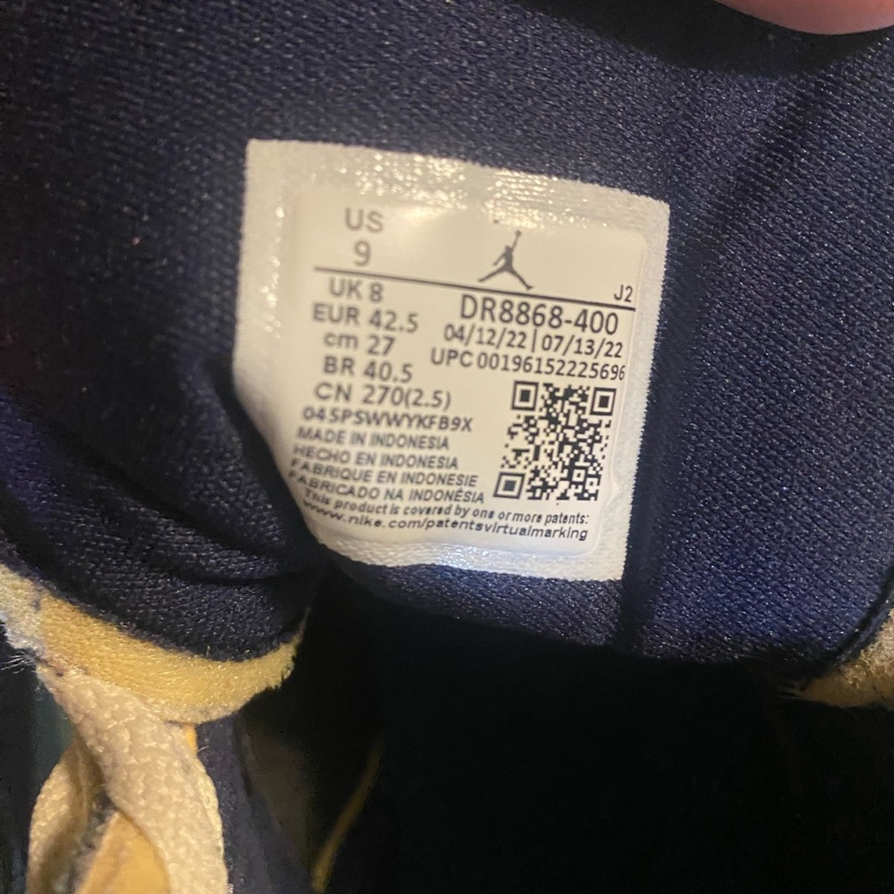 👟 Nike Air Jordan 1 – Blue/Grey (Men’s US 9) ( Read description) - Picture 6 of 6
